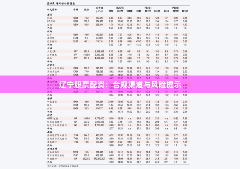辽宁股票配资：合规渠道与风险提示